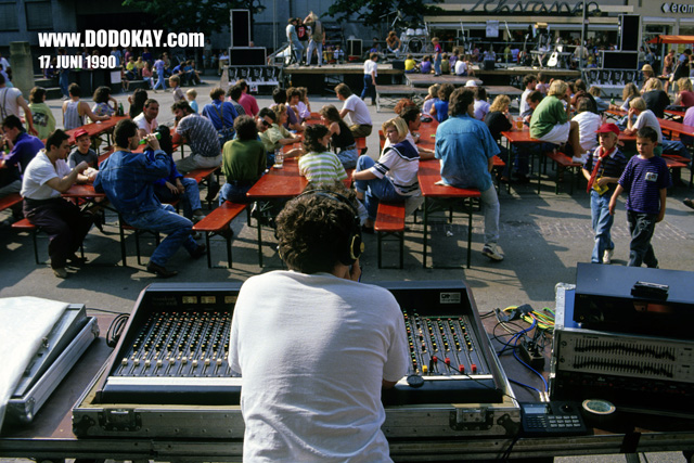 Dodokay 17. Juni 1990 Marktplatz Reutlingen Witchdance Project