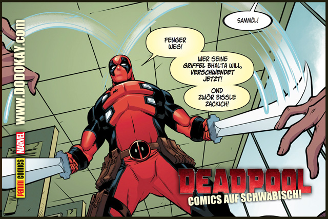 Dodokay Deadpool schwäbisch Comics Comic Panini