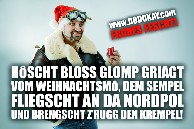 Dodokay Weihnachten 2018 Weihnachtsmann Nikolaus Bauernregeln