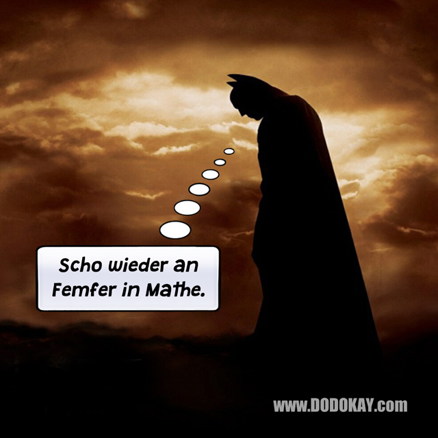 Dodokay Batman Zeugnis Zeugnisausgabe Mathe