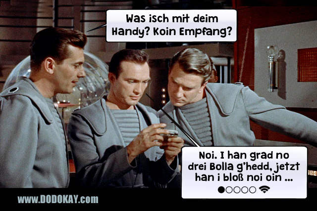 Dodokay Handy Handyempfang Empfang drei Bolla Forbidden Planet