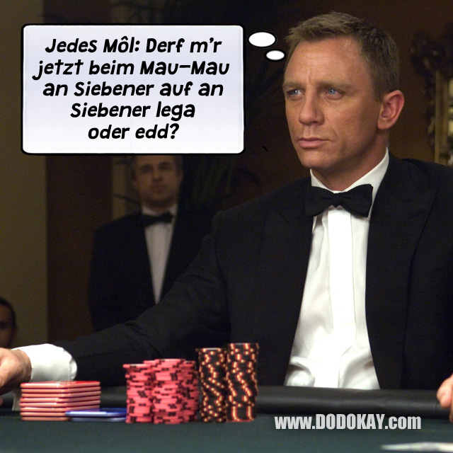Dodokay James Bond Daniel Craig Casino Royale Mau-Mau Dodokay James Bond Daniel Craig Casino Royale Mau-Mau