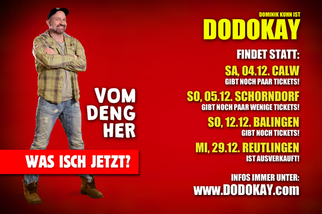 Dodokay Shows Corona 2021 Dezemer 2G+ Dodokay Shows Corona 2021 Dezemer 2G+