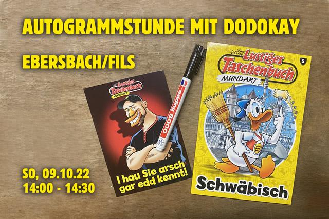 Dodoka Autogrammstunde Ebersbach Lustige Taschenbücher