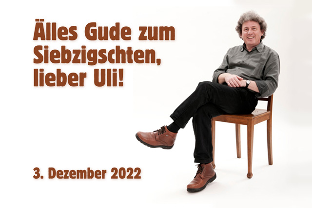 Uli Keuler 70. Geburtstag