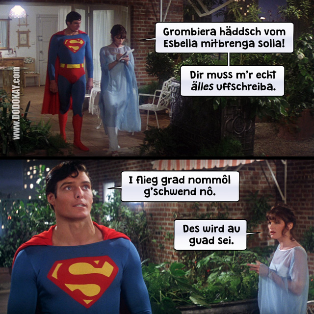 Dodokay Superman Einkaufszettel Grombiera