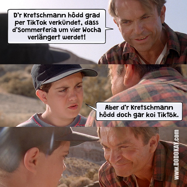 Dodokay Jurassic Park Ferienende Erster Schultag