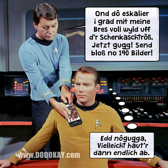 Dodokay Star Trek TOS Bones Kirk Urlaubsbilder